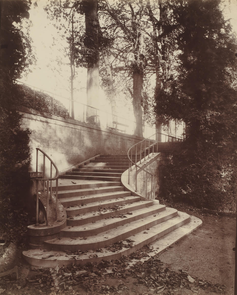 The Steps at Saint-Cloud, 1906<p>© Eugène Atget</p>