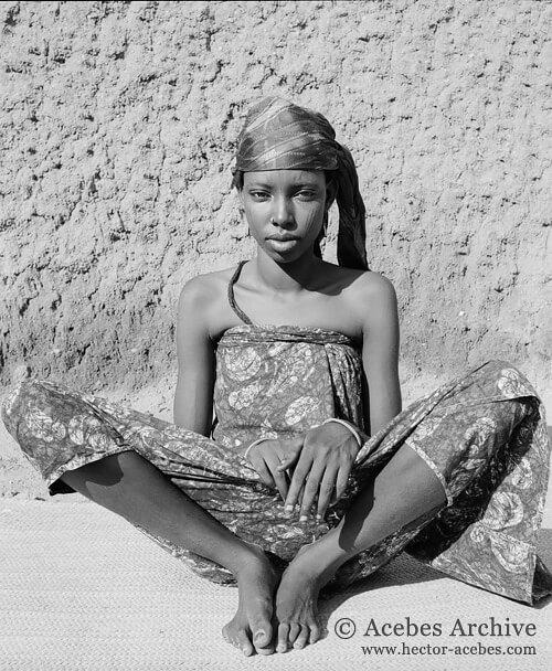 Unidentified girl, Cameroon, 1953<p>© Hector Acebes</p>