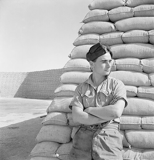 The Western Desert 1942: A Royal Air Force officer © IWM Non Commercial Licence<p>© Cecil Beaton</p>