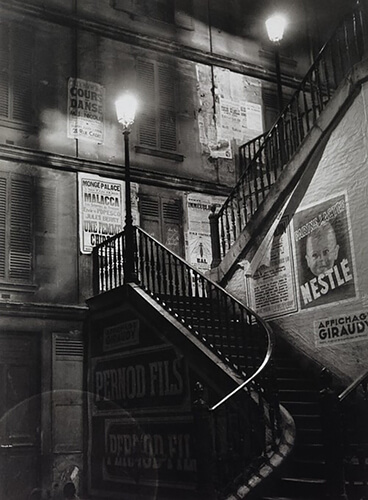 Staircase in the rue Rollin, 1934<p>Courtesy Vintage Works, Ltd / © George Brassaï</p>
