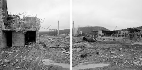 Discarded Landscape 33    Paper mill being demolished, Berlin, New Hampshire 2007<p>© Jeff Brouws</p>
