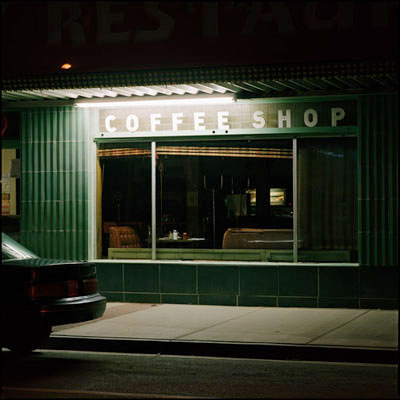 Coffee Shop, Battle Mountain, Nevada 1993<p>© Jeff Brouws</p>