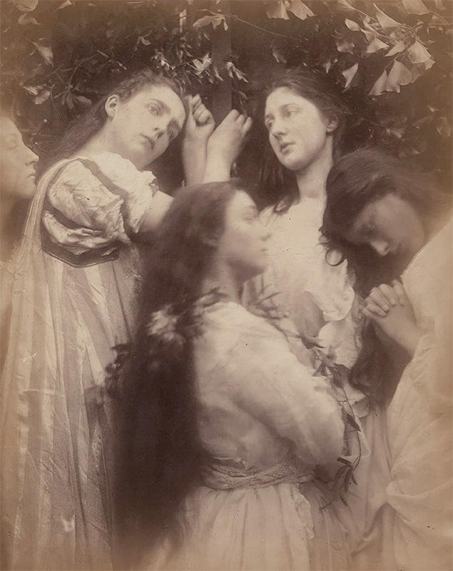 Mary Hiller and Four Other Women (’Have we not heard the Bridegroom is so sweet!’) 1974<p>© Julia Margaret Cameron</p>