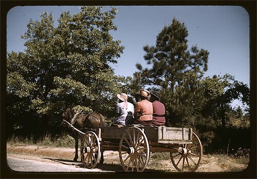 Going to town on Saturday afternoon, Greene County, Ga. 1941 ©Library of Congress<p>© Jack Delano</p>