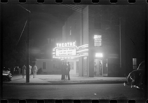 The movie house in Greensboro 1941 ©Library of Congress<p>© Jack Delano</p>