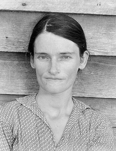 Allie Mae Burroughs, 1935 or 1936<p>© Walker Evans</p>