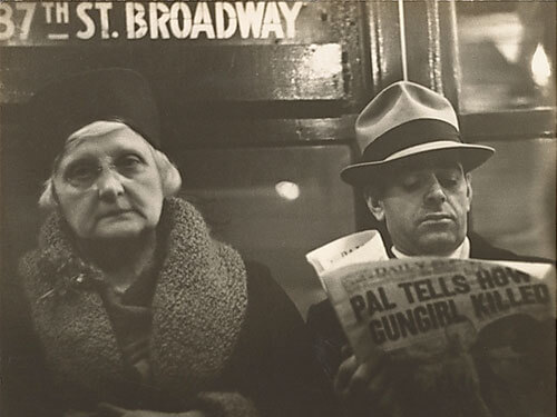 Subway Passengers, New York City, 1938<p>© Walker Evans</p>