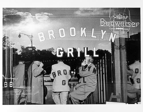Brooklyn grill, exterior view mid 1950s<p>Courtesy Trunk Archive / © Jay Maisel</p>
