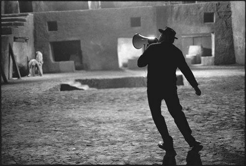 Director Federico Fellini surveys the elaborate set of Satyricon (1969) in Rome<p>Courtesy Trunk Archive / © Mary Ellen Mark</p>