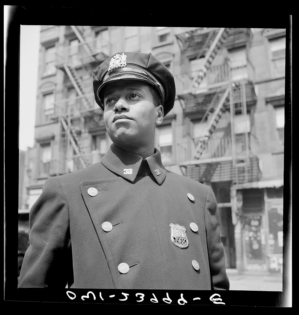 New York, New York. Policeman no. 19687, 1943<p>© Gordon Parks</p>