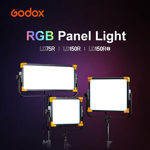 Godox LD75R, LD150RS & LD150R RGB LED Panel Lights