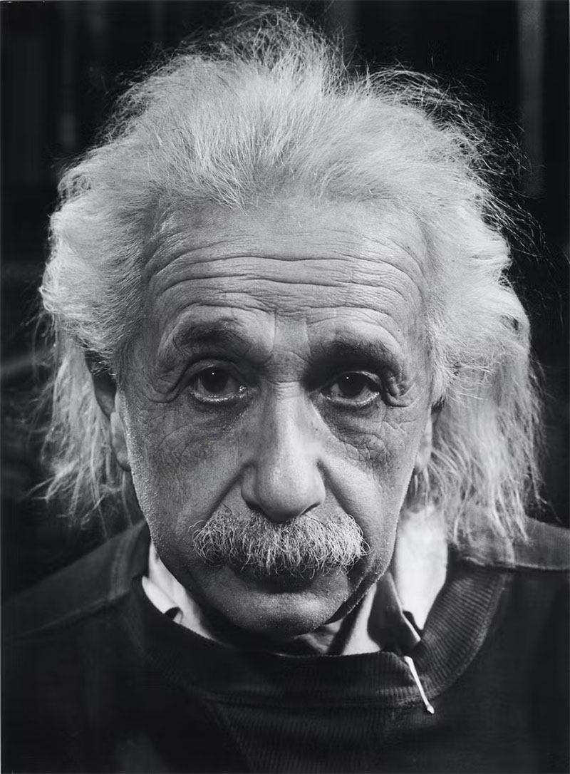Albert Einstein by Philippe Halsman