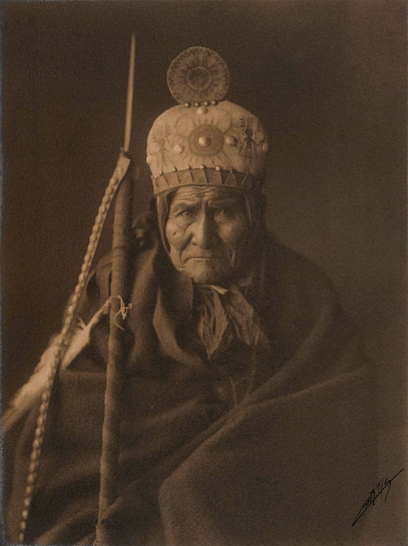 Portrait of Geronimo by Edward S. Curtis