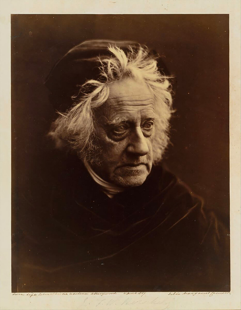 Sir John Herschel by Julia Margaret Cameron