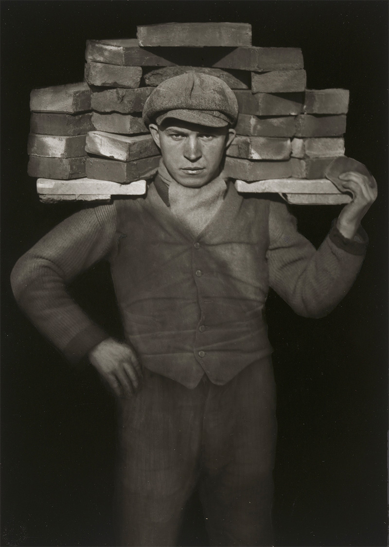 Bricklayer by August Sander