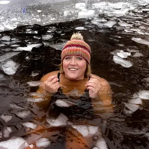 Through the Ice by Laurie Swope 