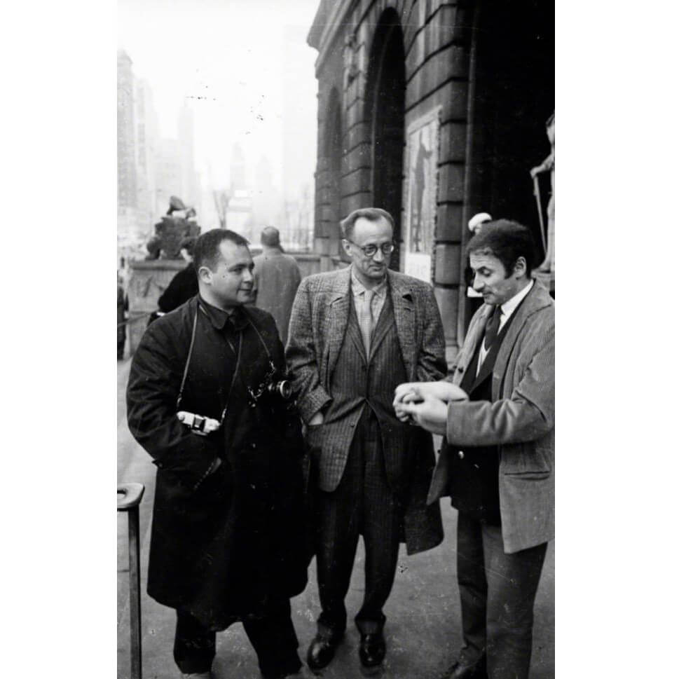 Art Shay, Nelson Algren and Marcel Marceau