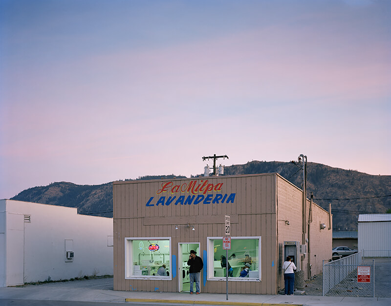 Kathya Landeros - Main street laundromat, Eastern Washington