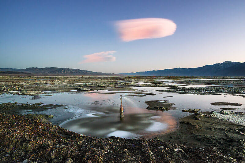 Jennifer Little - Shallow Flood Irrigation Bubbler, Owens Lake, CA