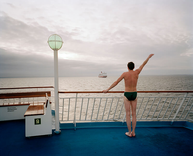 Martin Parr - Ferry between Helsinki and Stockholm. Finland. 1991.