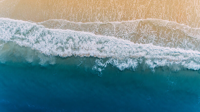 drone photography sea