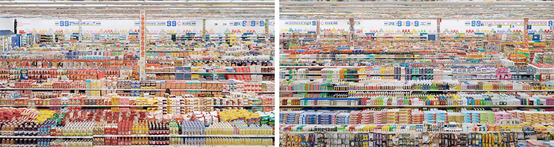 Andreas Gursky: 99 Cent II, Diptych, 2001