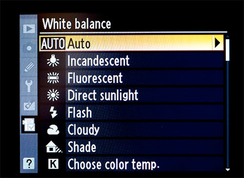 White Balance Auto