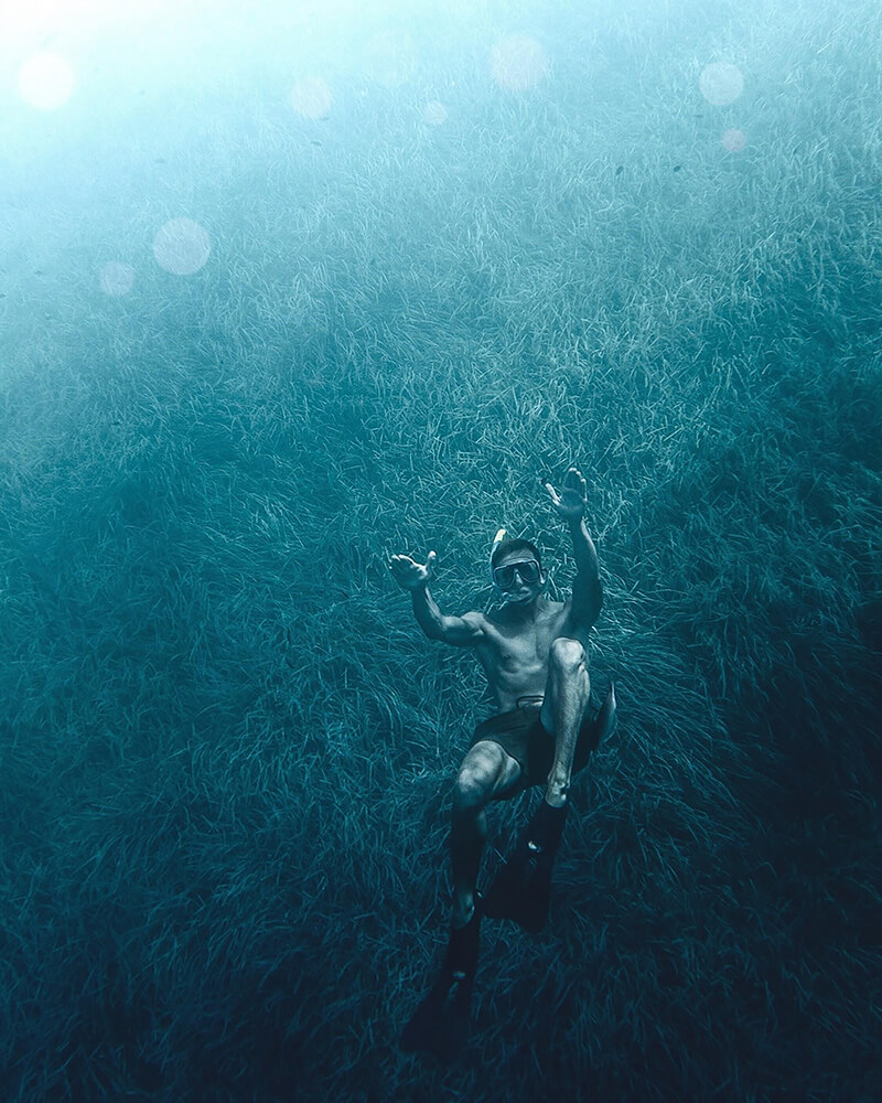 underwater