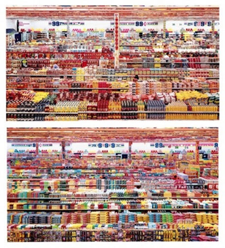 Andreas Gursky: 99 Cent II, Diptych, 2001 Andreas Gursky: 99 Cent II, Diptych, 2001