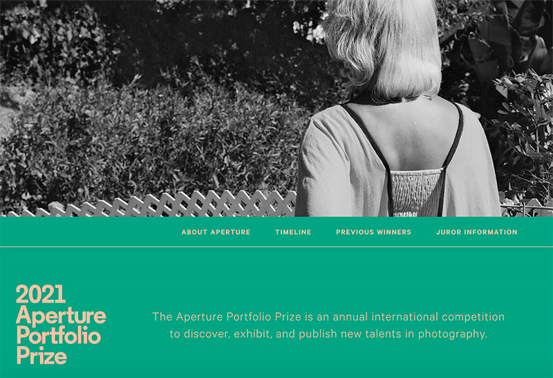 Aperture Portfolio Prize 2021