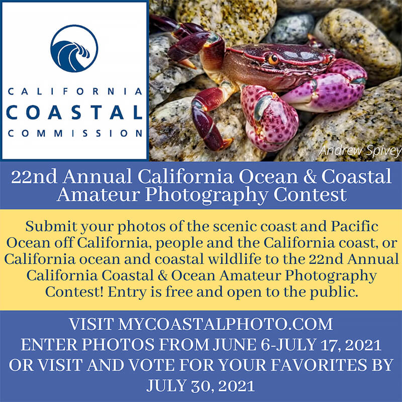 22nd Annual California Coastal & Ocean Amateur Photography Contest