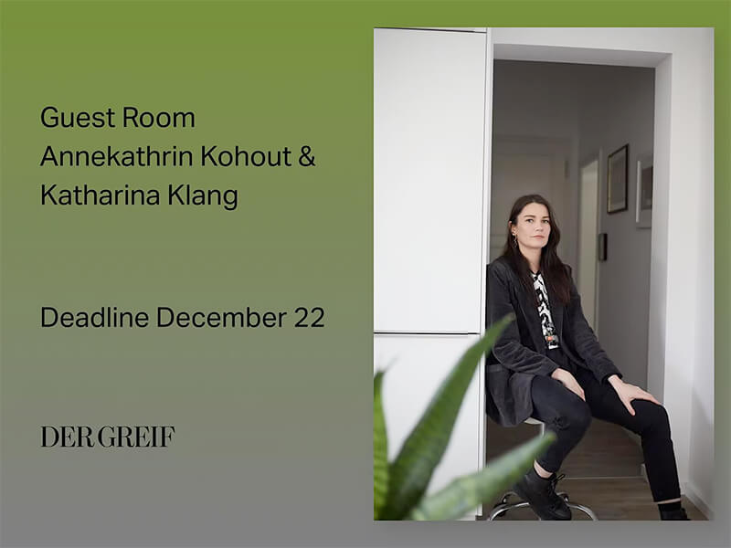 Der Greif - Guest Room: Annekathrin Kohout