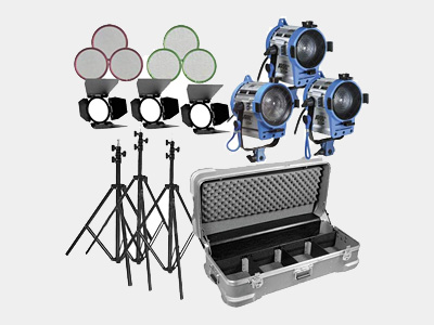 ARRI 650W Fresnel Compact 3-Light Kit