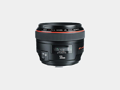 Canon 50mm f/1.2L USM Lens for Canon EF Mount