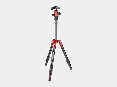 Manfrotto Element Traveller Tripod Small with Ball Head, Red