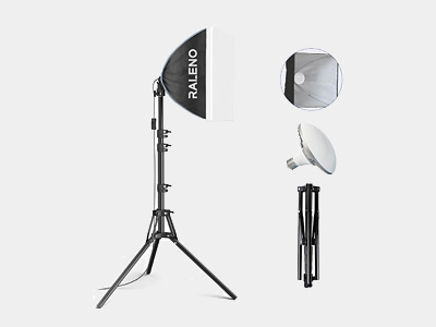 Raleno Raleno Softbox Photography Lighting Kit