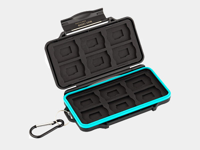 Ruggard Leda Memory Card Case for 12 SD & microSD Cards