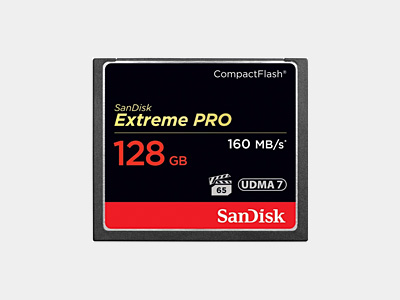 SanDisk 128GB Extreme Pro CompactFlash Memory Card