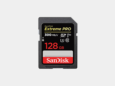SanDisk 128GB Extreme PRO UHS-II SDXC Memory Card