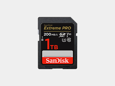 SanDisk 1TB Extreme PRO UHS-I SDXC Memory Card