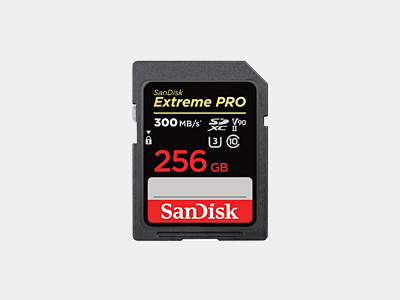 SanDisk 256GB Extreme PRO UHS-II SDXC Memory Card