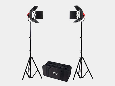 Smith-Victor LadyBug LED 2-Light Kit with Case