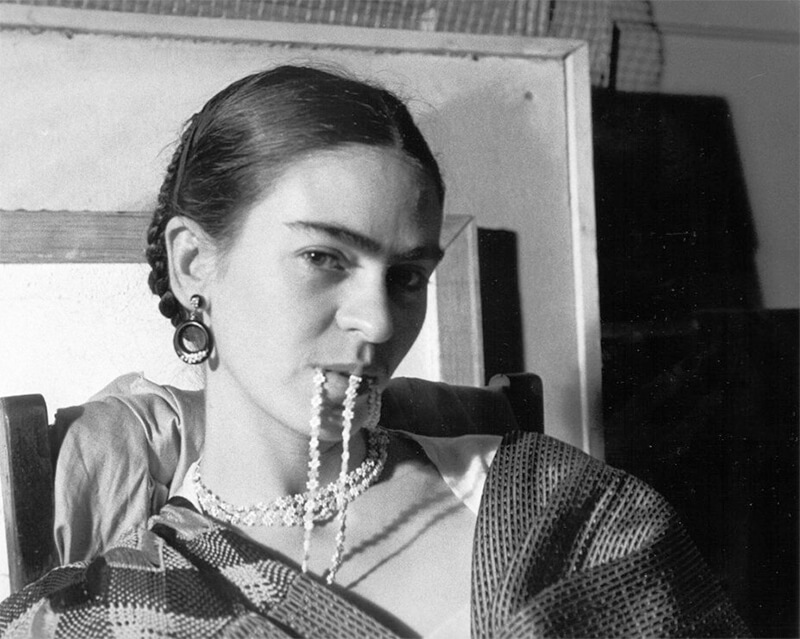 Portraits of Frida by Lucienne Bloch and Nickolas Muray