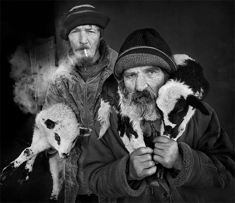 Shepherds of Transylvania by Istvan Kerekes