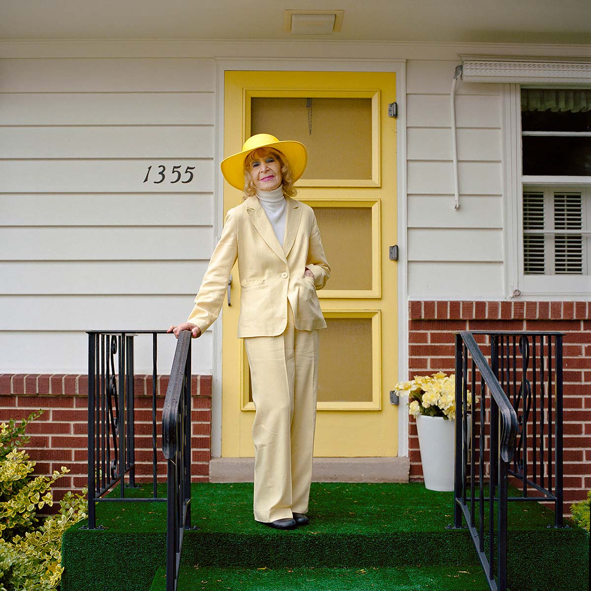 Rose at her back door<p>© Amy Anderson</p>