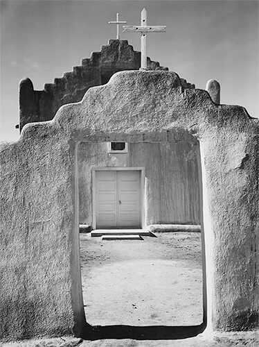 Church, Taos Pueblo (1942)<p>© Ansel Adams</p>
