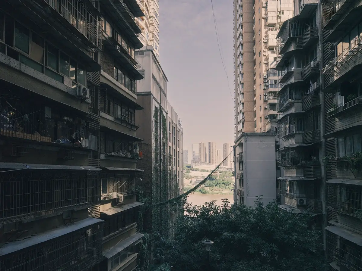 Residential District, Chongqing, China<p>&copy; Damien Aubin</p>