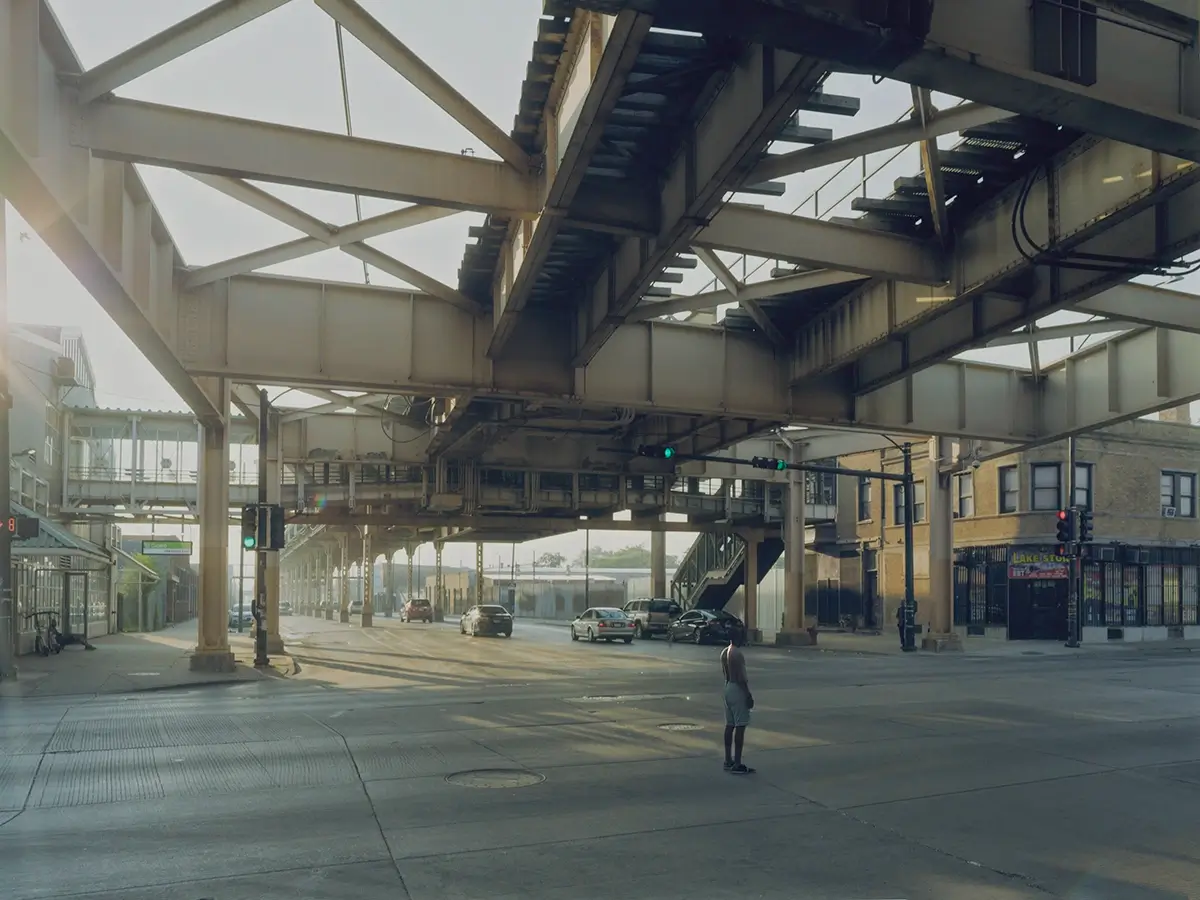 Metro Station, Chicago<p>&copy; Damien Aubin</p>