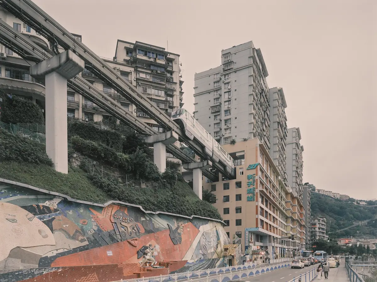 Transit System, Chongqing, China<p>&copy; Damien Aubin</p>