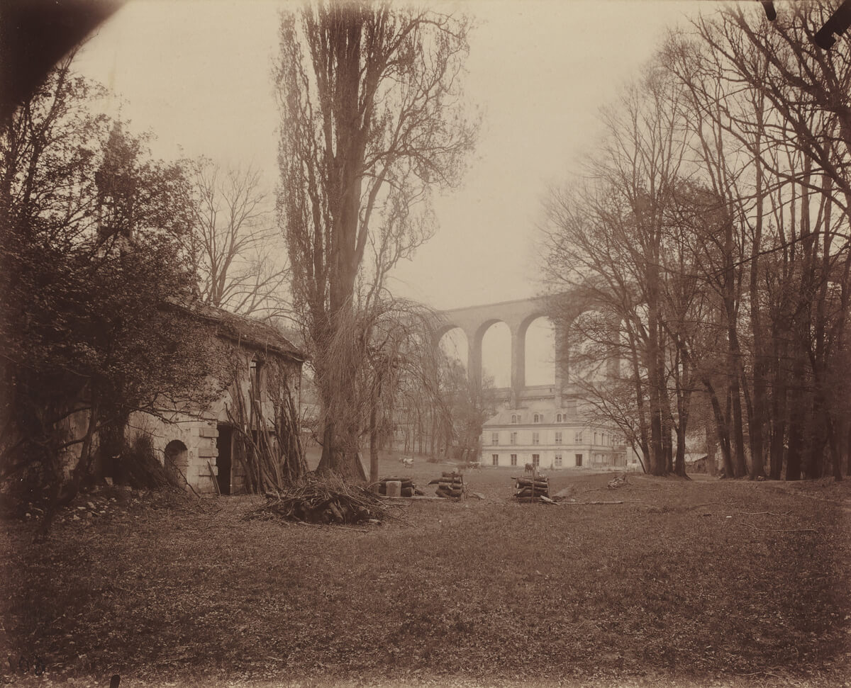 Arcueil-Cachan, Parc de Madame de Provigny, 1901<p>© Eugène Atget</p>